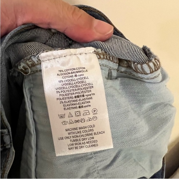 Free People Reagan Distressed Crop High-Rise Skinny Stretch Denim Jeans: 31 - Picture 11 of 11